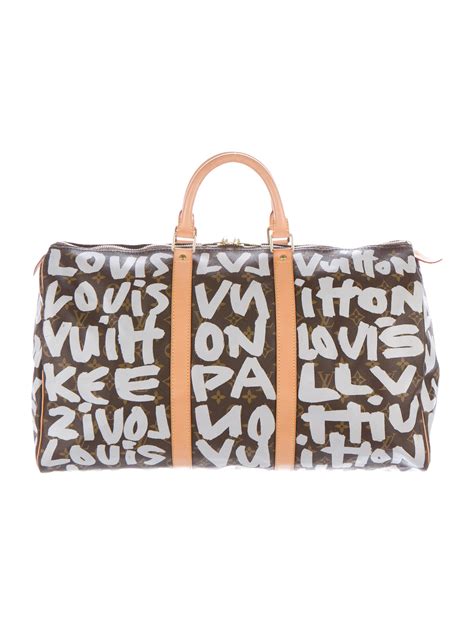 louis vuitton graffiti keepall replica|false louis vuitton prints.